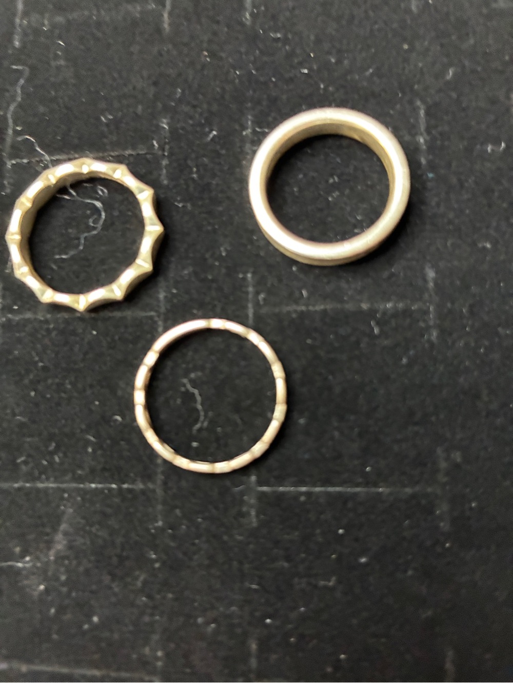 Silpada’s Set of Three Delicate Sterling Silver Stacking Rings